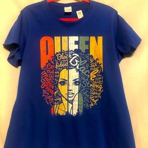 Educated Strong Black Women Queen T-shirt